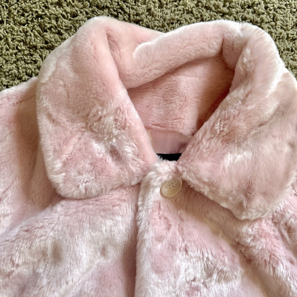 Pale pink Teddy Bear women's coat!